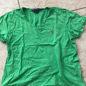 XL Green Ralph Lauren Sport short sleeved shirt